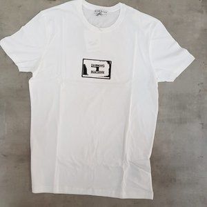 Givenchy Men Logo Print White T-Shirt